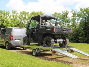 Debon Roadster Auto Mini Car Trailer, 3.0m x 1.8m, Single Axle, 1,300kg