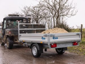 Debon PWO.1 Tipper Trailer, 2,5m x 1.6m, 1,500kg, Single Axle