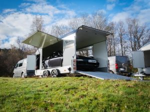 Debon Roadster C1000 Car Transporter, 4.97m x 2.02m, Twin Axle, 3,500kg,