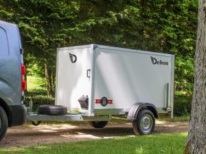 Debon C220 Box Trailer, 2.3m x 1.63m x 1.72m, Single Axle, 750kg