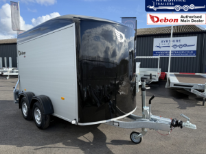 Debon Roadster C500 Box Trailer, 3.13m x 1.66m x 2,01m, Twin Axle, 2,600kg  - Black