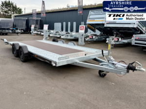 Tiki Auto 3500-DRB Car Transporter 5.0m x 2.09m, 3,500kg, 2 Axle, 12" Wheels - Black