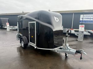 Debon Cargo 1300 Box Trailer with Side Access Door - Black