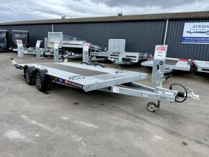 BIG SAVING - Brian James A Transporter 130 - 4.5m x 2.0m, 3000kg, 2 Axle, 12" Wheels With Upgraded Wheel Chocks (Cancelled Order)